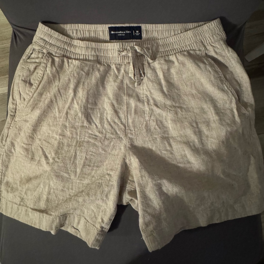 Abercrombie & Fitch Stretch Linen Shorts